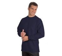 QUALITYSHIRTS Basic Sweatshirt, Gr. L, dunkelblau