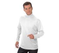QUALITYSHIRTS Langarm Rolli, Gr. 5XL, weiß