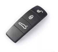 Qualoramall Für Porsche Autoschlüssel Tastenpad Schwarz Silikon Ersatz 3 oder 4 Tasten Kompatibel mit Original Schlüsselgehäuse Einfach zu (C)