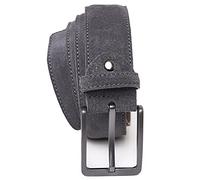 QUAMOD Wildleder Gürtel Damen Herren Hochwertiger Velours Ledergürtel Unisex 4 cm (40 mm) breit, Velourleder gürtel mit Geschenk-Box umweltfreundliche und faire Produktion