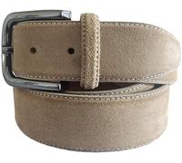 QUAMOD Wildleder Gürtel Damen Herren Hochwertiger Velours Ledergürtel Unisex 4 cm (40 mm) breit, Velourleder Gürtel mit Geschenk-Box