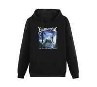 Quanu Immortal At The Heart of Winter Mens Funny Unisex Sweatshirts Graphic Print Hooded Black Sweater XL
