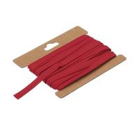 QUARKZMAN 1/4" Doppelt Gefaltetes Schrägband Baumwolle Kontinuierliches Bias Klebeband für Nähen Säumen Quilten Saum Binden Handwerk (Dunkel Rot 6 Yards)