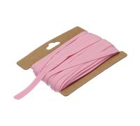 QUARKZMAN 1/4" Doppelt Gefaltetes Schrägband Baumwolle Kontinuierliches Bias Klebeband für Nähen Säumen Quilten Saum Binden Handwerk (Rosa 12 Yards)