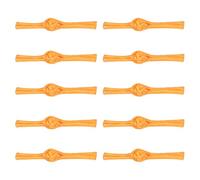QUARKZMAN 10 Paare chinesische Knoten Frosch Knöpfe Verschluss Goldene Nähknöpfe Verschlüsse für DIY Nähen Mäntel Umhang Pullover Braut Kostüm Outfit, 3,54x0,47 Zoll