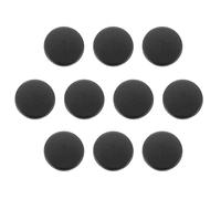 QUARKZMAN 10 Stück Knöpfe 11,5mm Metallknöpfe Zinklegierung Metallschaft Rund Flache Nähknöpfe, Ösenknöpfe Bastelknöpfe für Kleidung Dekoration Selber Machen Zubehör Buttons, Tiefschwarz