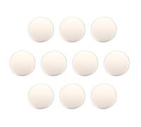 QUARKZMAN 10 Stück Knöpfe 15mm Metallknöpfe Zinklegierung Metallschaft Rund Flache Nähknöpfe, Ösenknöpfe Bastelknöpfe für Kleidung Dekoration Selber Machen Zubehör Buttons, Matt Silber