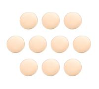 QUARKZMAN 10 Stück Knöpfe 23mm Metallknöpfe Zinklegierung Metallschaft Rund Flache Nähknöpfe, Ösenknöpfe Bastelknöpfe für Kleidung Dekoration Zubehör Buttons, Matt Gold