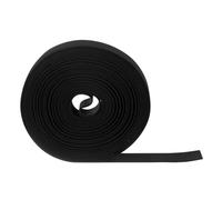 QUARKZMAN 11 Stücke 11 Yards Nähelastikbänder 1 Zoll 25mm Breite Flachgestricktes Stretch-Elastikband für DIY-Projekte Kunsthandwerk, Schwarz