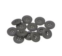 QUARKZMAN 12 Stück Knöpfe 18mm Runde Bastelknöpfe Armeegrün Matte Harz Nähknöpfe 4-Loch zum Annähen Basis Button für Handwerk Scrapbooking Dekor Kleidung Mantel Blusen Hemden Hosen Jacken