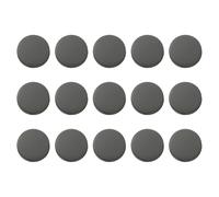 QUARKZMAN 15 Stück 15mm Metall Flache Knöpfe Set Glänzende Oberfläche Rund Ösenknöpfe, Bastelknöpfe, Ersatzknöpfe, Buttons für DIY Männer Frauen Hemd Hose trickjacke Kleidung, Rotguss