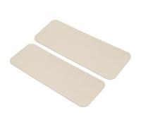 QUARKZMAN 2 Stück Filz-Grundformer, 35 x 13 cm Rechteckige TaschenGrundformer Pad Taschenkissen Grund Geldbörse Liner Board Einsatz Bogen Ecke für Tote Crossbody Tasche Rucksack, Beige