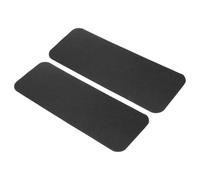 QUARKZMAN 2 Stück Filz-Grundformer, 35 x 13 cm Rechteckige TaschenGrundformer Pad Taschenkissen Grund Geldbörse Liner Board Einsatz Bogen Ecke für Tote Crossbody Tasche Rucksack, Schwarz