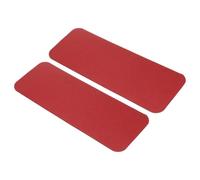 QUARKZMAN 2 Stück Filz-Grundformer, 35 x 13 cm Rechteckige TaschenGrundformer Pad Taschenkissen Grund Geldbörse Liner Board Einsatz Bogen Ecke für Tote Crossbody Tasche Rucksack, Rot