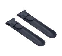 QUARKZMAN 2 Stück Leder Etui Für Stifte Klapp Einzel Stift Halter Schutzhülle Für Füller Kugelschreiber Bleistifte Touch Schreibtisch Zubehör Dunkelblau