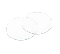 QUARKZMAN 2 Stück Uhrenglas Runde Flache Uhr Kristalllinse Glas, 40.5mm x 1.2mm (Ø *Dicke) Runde Gläser Ersatz Brille Uhren Gesicht Kristalle Linse Werkzeug für Uhrmacher Reparatur, Klar