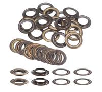 QUARKZMAN 20 Stück Ösen 30mm Metallösen Grommet Ösen Tülle Einschlagösen Befestigungsösen Scheiben für Planen Abdeckung Banner Leder Stoff Schuhe Handtaschen Vorhänge Bastel, Bronze