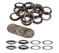 QUARKZMAN 20 Stück Ösen 40mm Metallösen Grommet Ösen Tülle Einschlagösen Befestigungsösen Scheiben für Planen Abdeckung Banner Leder Stoff Schuhe Handtaschen Vorhänge Bastel, Bronze