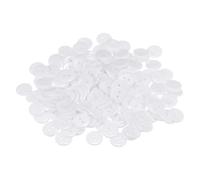 QUARKZMAN 200 Stück Weiß Knöpfe 15 mm Große Nähknöpfe 2 Löcher Harz Runde Bastelknöpfe Ersatzknöpfe für Mantel Kleidung Jacke Hemden Blazer DIY Handwerk Scrapbooking Dekoration