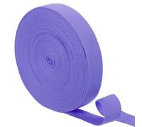 QUARKZMAN 21 Meter Baumwoll Schrägband, 1 Zoll 23 Yards Fischgrätenstich webband zum nähen stoffbänder Gurtband Baumwollband für Heimwerker DIY Handwerk Kleidungsnähen (Dunkelviolett)