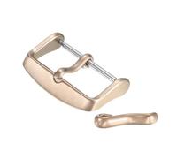 QUARKZMAN 22mm Armband Ersatzschließe Edelstahl Armbandverschluss Gebürstet PVD Schließen Mit 2 Stück Zungen Roségold