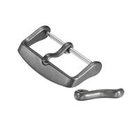 QUARKZMAN 24mm Ersatzschnalle für Uhrenarmband, Armband Ersatzschließe Edelstahl Armbandverschluss für Uhrenarmbänder, Gebürstet PVD Schließe mit 2 Stück Zungen (Bronze)