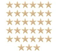 QUARKZMAN 33 Stück Sterne Patches zum Aufbügeln, 3.8cm Flicken zum Aufbügeln,Bestickte Aufnäher zum Bügelflicken für Hut Jacke Jeans Rucksäcke DIY Dekoration(Khaki)
