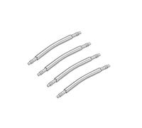 QUARKZMAN 4 Stück Uhrenarmband-Linkstifte, Federstegstifte 1,5 mm Durchmesser 16 mm Länge, Edelstahl-Doppelrandstifte für Uhrenarmbandriemen