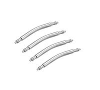 QUARKZMAN 4 Stück Uhrenarmband-Linkstifte, Federstegstifte 1,8 mm Durchmesser 19 mm Länge, Edelstahl-Doppelrandstifte für Uhrenarmbandriemen