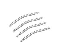 QUARKZMAN 4 Stück Uhrenarmband-Linkstifte, Federstegstifte 1,8 mm Durchmesser 26 mm Länge, Edelstahl-Doppelrandstifte für Uhrenarmbandriemen