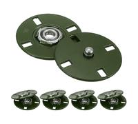 QUARKZMAN 5 Stück Druckknöpfe, Druckknöpfe zum Annähen Druckknopf Druckknöpfe ohne nähen Metall unsichtbarer verschluss schnalle Befestiger Knopf für Kleidung Leder Nähen (Dunkelgrün, 25mm)