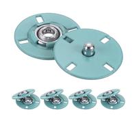 QUARKZMAN 5 Stück Druckknöpfe, Druckknöpfe zum Annähen Druckknopf Druckknöpfe ohne nähen Metall unsichtbarer verschluss schnalle Befestiger Knopf für Kleidung Leder Nähen (Seeblau, 21 mm)