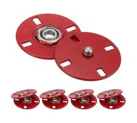 QUARKZMAN 5 Stück Druckknöpfe, Druckknöpfe zum Annähen Druckknopf Druckknöpfe ohne nähen Metall unsichtbarer verschluss schnalle Befestiger Knopf für Kleidung Leder Nähen (Rot, 25mm)