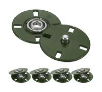 QUARKZMAN 5 Stück Druckknöpfe, Druckknöpfe zum Annähen Druckknopf Druckknöpfe ohne nähen Metall unsichtbarer verschluss schnalle Befestiger Knopf für Kleidung Leder Nähen (Dunkelgrün, 23 mm)
