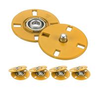 QUARKZMAN 5 Stück Druckknöpfe, Druckknöpfe zum Annähen Druckknopf Druckknöpfe ohne nähen Metall unsichtbarer verschluss schnalle Befestiger Knopf für Kleidung Leder Nähen (Gelb, 23mm)