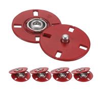 QUARKZMAN 5 Stück Druckknöpfe, Druckknöpfe zum Annähen Druckknopf Druckknöpfe ohne nähen Metall unsichtbarer verschluss schnalle Befestiger Knopf für Kleidung Leder Nähen (Rot, 23 mm)