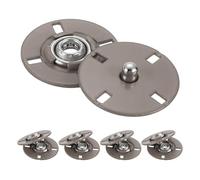 QUARKZMAN 5 Stück Druckknöpfe, Druckknöpfe zum Annähen Druckknopf Druckknöpfe ohne nähen Metall unsichtbarer verschluss schnalle Befestiger Knopf für Kleidung Leder Nähen (Kamel, 21mm)