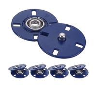 QUARKZMAN 5 Stück Druckknöpfe, Druckknöpfe zum Annähen Druckknopf Druckknöpfe ohne nähen Metall unsichtbarer verschluss schnalle Befestiger Knopf für Kleidung Leder Nähen (Saphirblau, 23mm)