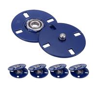 QUARKZMAN 5 Stück Druckknöpfe, Saphirblau, 25mm, Metall, unsichtbarer Verschluss