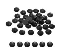 QUARKZMAN 50 Stück Runder Strasssteine Schwarz, 20x20mm, Glitzersteine zum Basteln und Rhinestones, für DIY Basteln, Perlen, Hochzeit Party, Kostüme, Schmuckherstellung