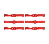 QUARKZMAN 6 Paare Chinesische Knoten Froschknöpfe Verschluss Rot Nähknöpfe Befestigungen Für DIY Nähen Mäntel Umhang Pullover Brautkostüm Outfit 3.54x0.47 Zoll