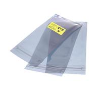 QUARKZMAN Antistatische Beutel Abschirmbeutel 50 Stück 2,4x4,7 Zoll (6x12 cm) Wiederverschließbar mit Etiketten für Festplatte HDD SSD Leiterplatte