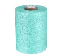 QUARKZMAN Gewachst Nähgarn für Nähmaschine 0,8mm x 780m, Flacher Wachsfaden, Sattlergarn, Polyester Garn für Leder Nähen, Buchbinden, Reparatur, geflochtene Armbänder, Himmelblau