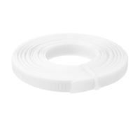 QUARKZMAN Nähen Knochen, 1 Stück 10 Yards 12mm - Polyester Durchnähbares Niedrigdichtes Korsett Knochen für Brautkleid, Brautkleid (Weiß).