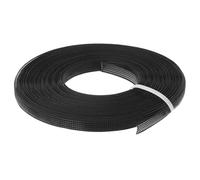 QUARKZMAN Nähen Knochen, 1 Stück 10 Yards 8mm - Polyester Durchnähbares Niedrigdichtes Korsett Knochen für Brautkleid, Brautkleid (Schwarz).