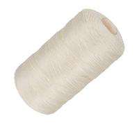 QUARKZMAN Nylon String Cord 1.5mm x 218 Yards Makramee-Seil Geflochtener Faden Schnur Glattes Perlenband für Schmuckherstellung, DIY Handwerk, Cremeweiß