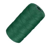 QUARKZMAN Nylon String Cord 1.5mm x 218 Yards Makramee-Seil Geflochtener Faden Schnur Glattes Perlenband für Schmuckherstellung, DIY Handwerk, Grasgrün