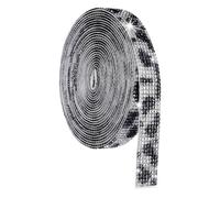 QUARKZMAN SelbStklebende Kristall Strass Band Rolle 7 Reihen von 4 Yard Kristall Diamant Band Rolle Strass Aufkleber für Kunst Basteln Hochzeit Geburtstage Dekoration Kuh