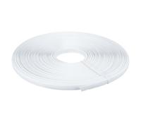 QUARKZMAN Stäbchen fürs Nähen, 1 Stück 45 Yards 10mm - Polyester Sew-Through Low-Density Korsettstäbchen für Brautkleid, Brautkleid (Weiß)