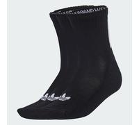 Quarter 3 Back Stripes Socken, 3 Paar Black / Black / Black 46-48